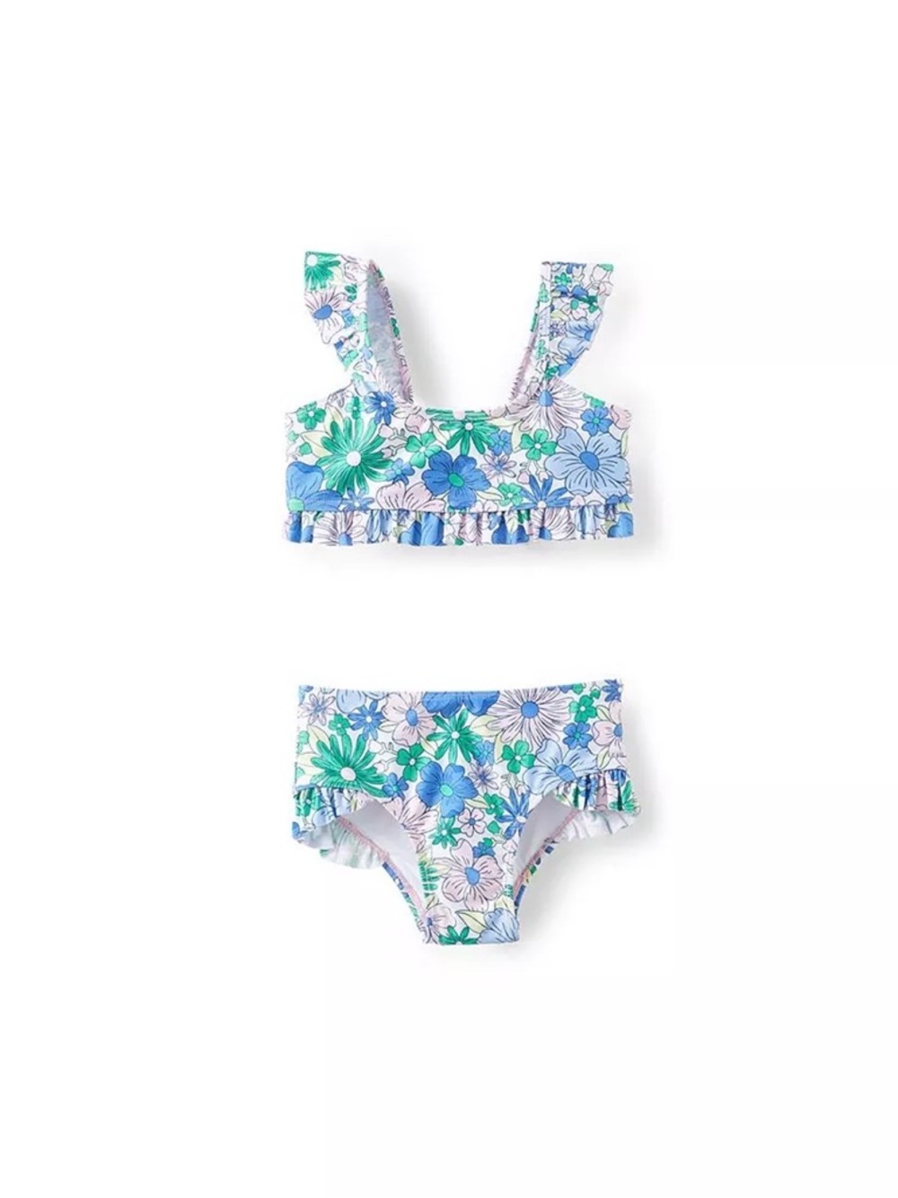 Cotton On Girls Floral Ruffle Bikini